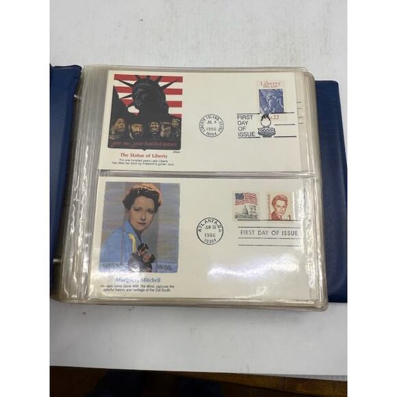 The United States First Day Cover Society Album 34 Cover 1986 First Day Issue - Picture 2 of 10